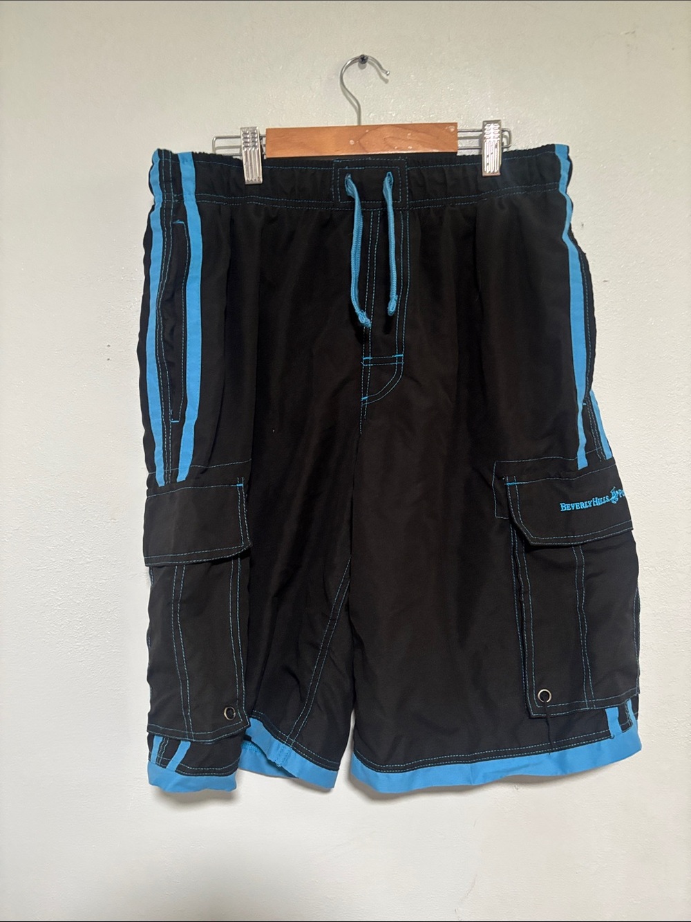 Men’s Beverly Hills polo swim trunks Size Large